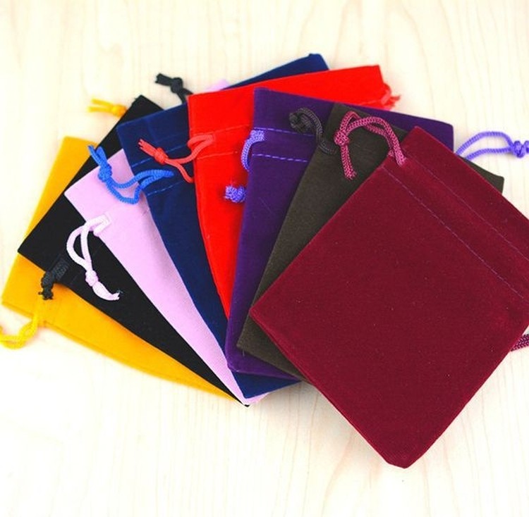 Personalized Custom Velvet Drawstring Pouch Bag 2