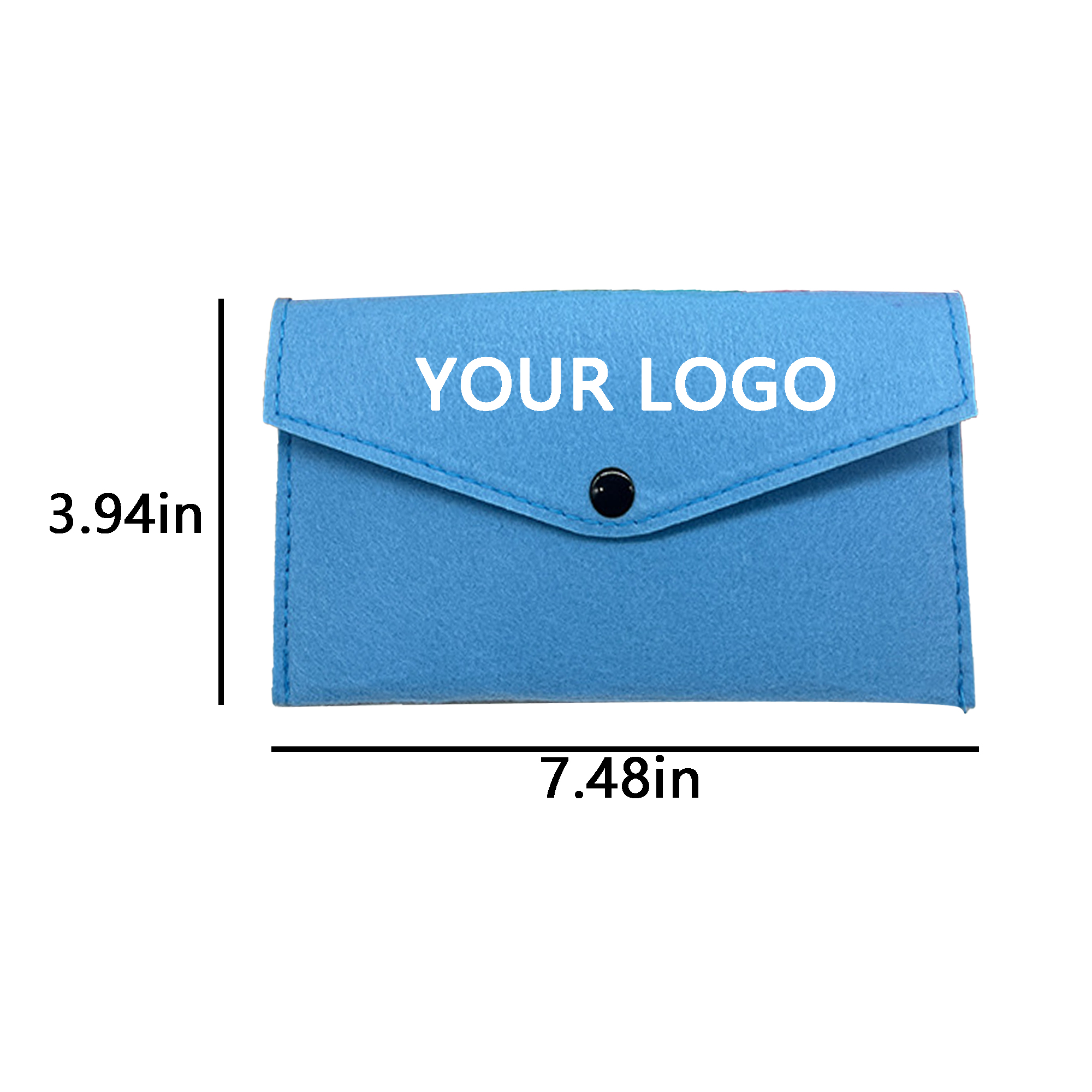 Custom Logo Felt Phone Wallet 3