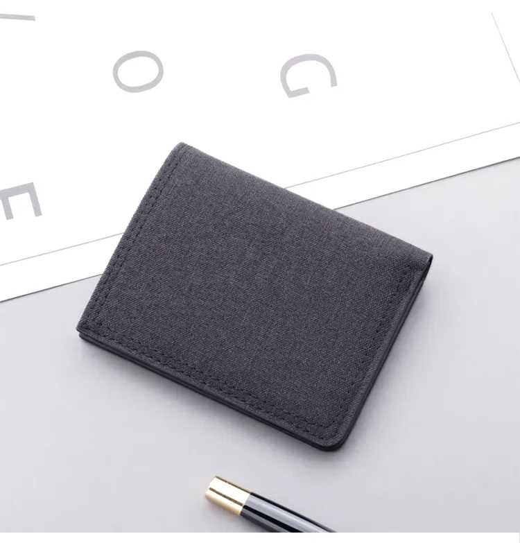 Portable Canvas Wallet 6