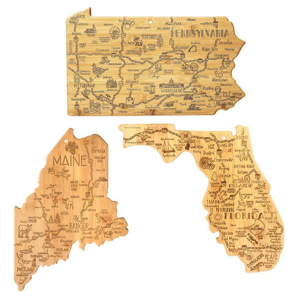 U.S. Destination Bamboo Cutting and Serving Boards 22