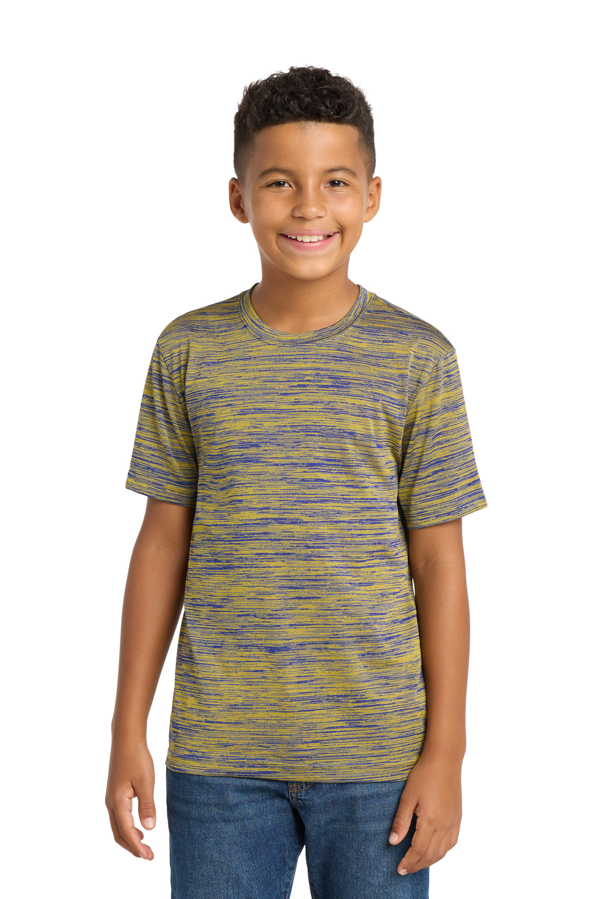 Sport-Tek Youth PosiCharge Electric Heather Tee. YST390 7