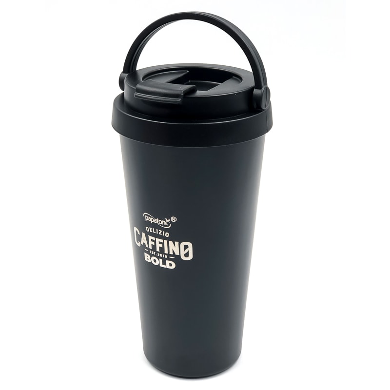 17 Oz. Laser Engraved Travel Coffee Tumblers With Handle 16