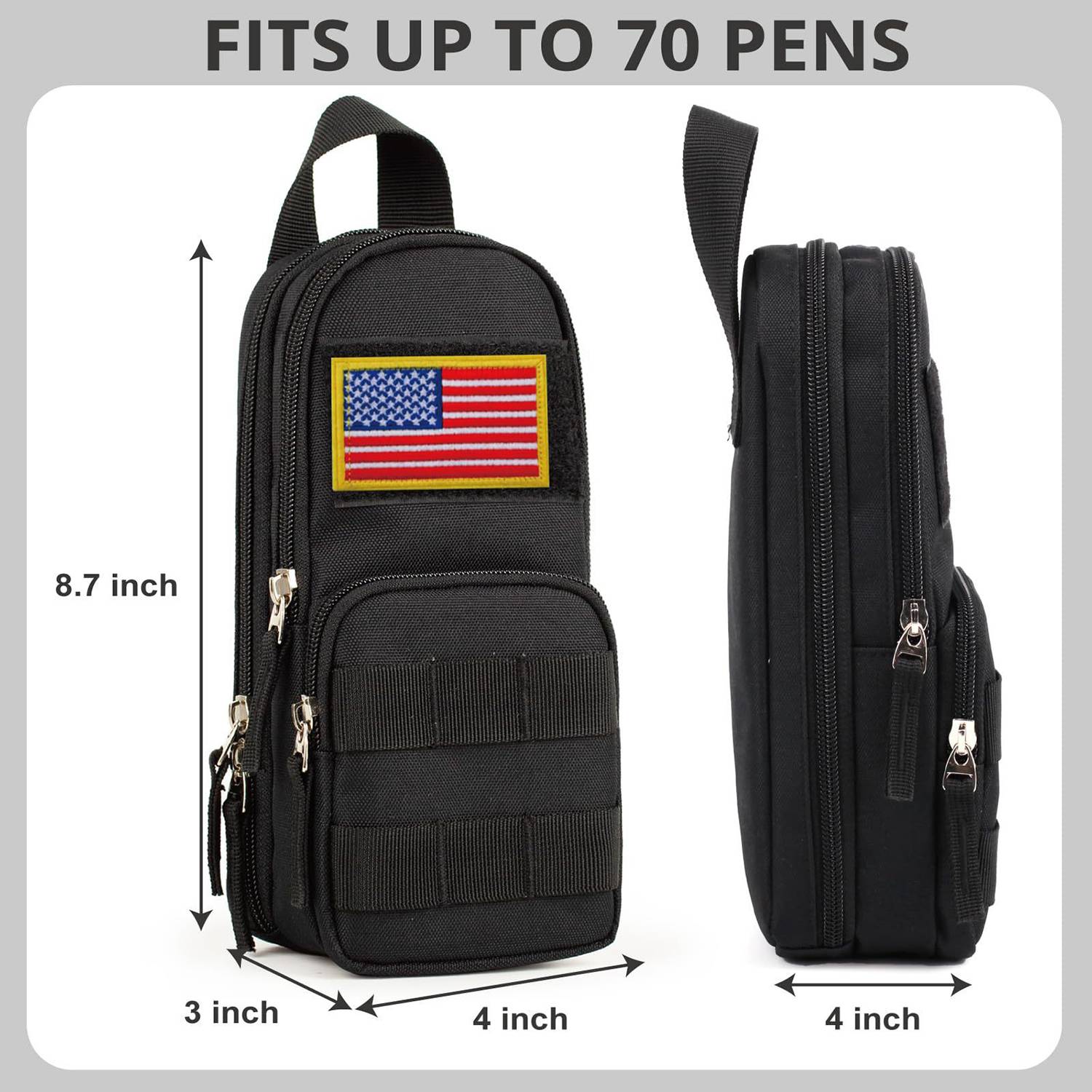 Large Capacity Canvas Pencil Storage Bag 5