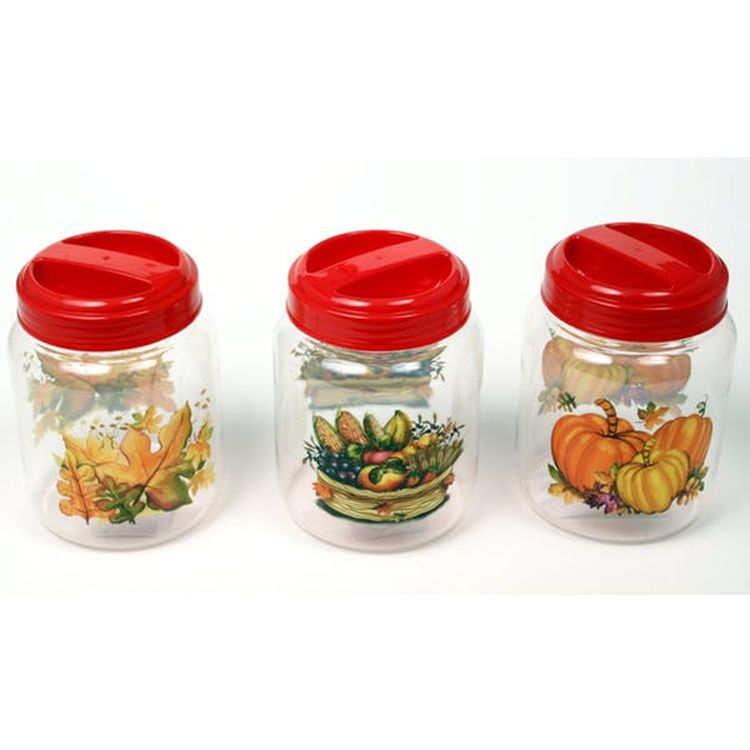 Fall Storage Jars - Assorted Designs 2