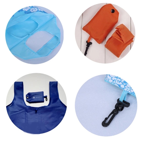 Foldable Polyester Grocery Tote Bag 11