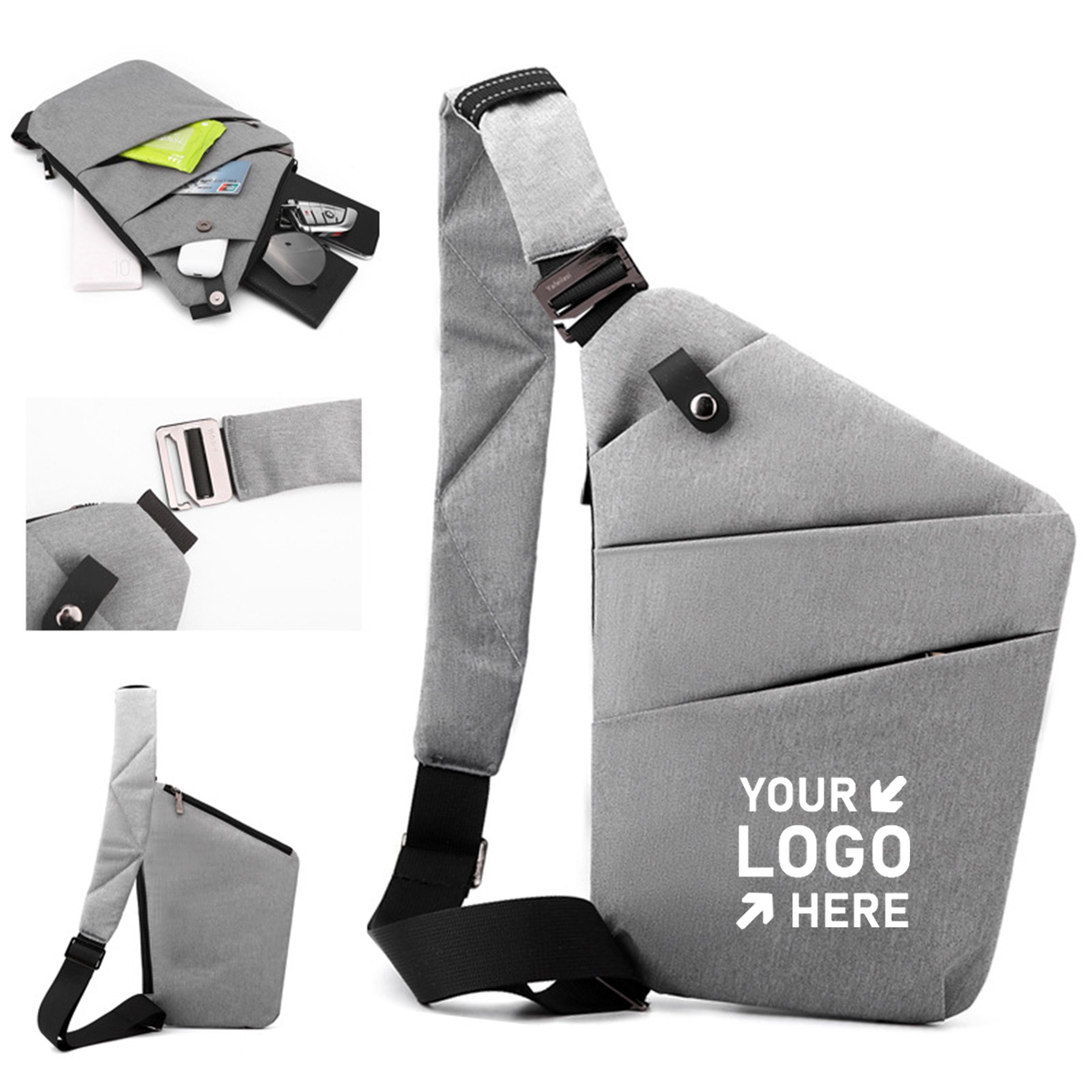 Anti-Theft Waterproof Small Sling Bag
