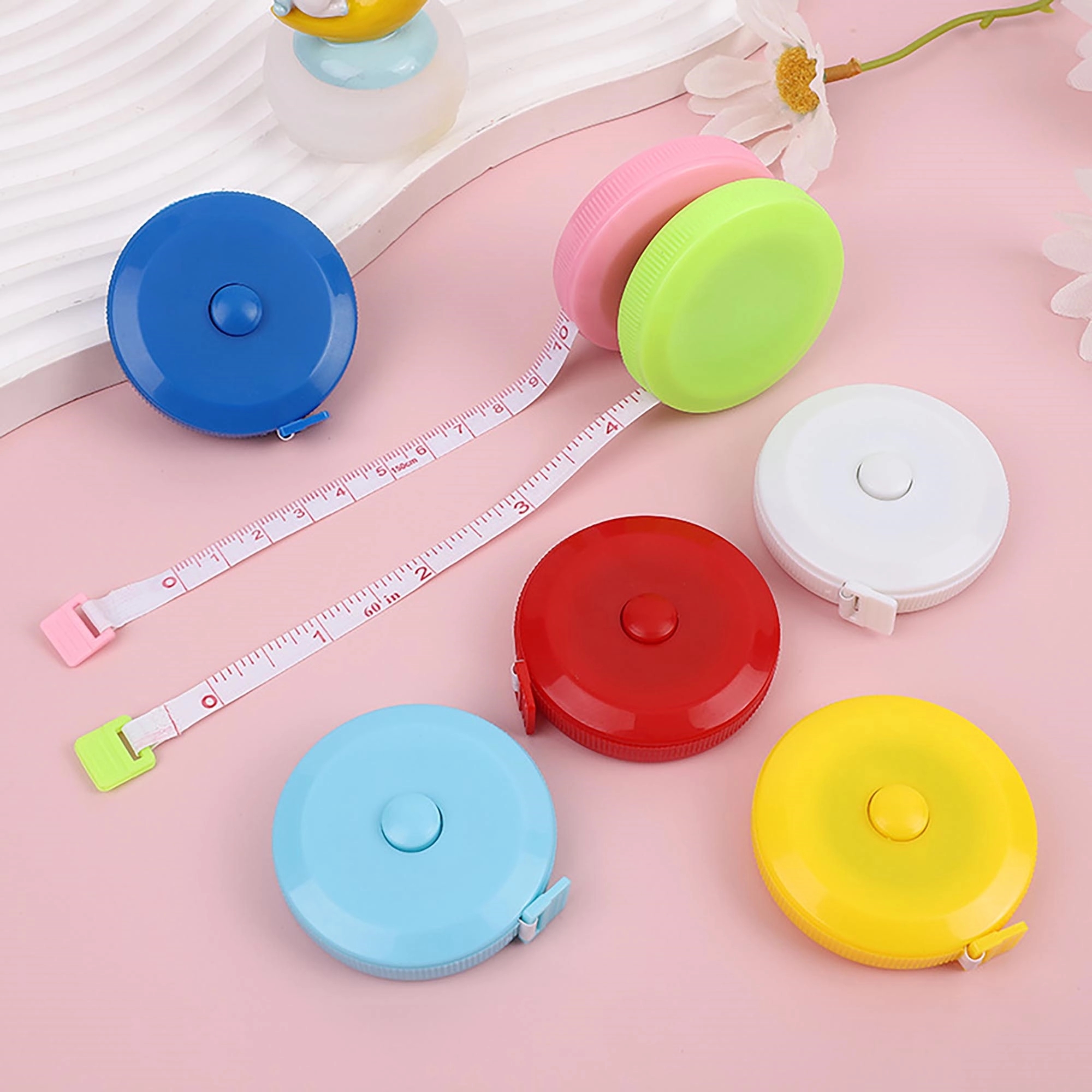 5 Ft. Retractable Round Tape Measure 5