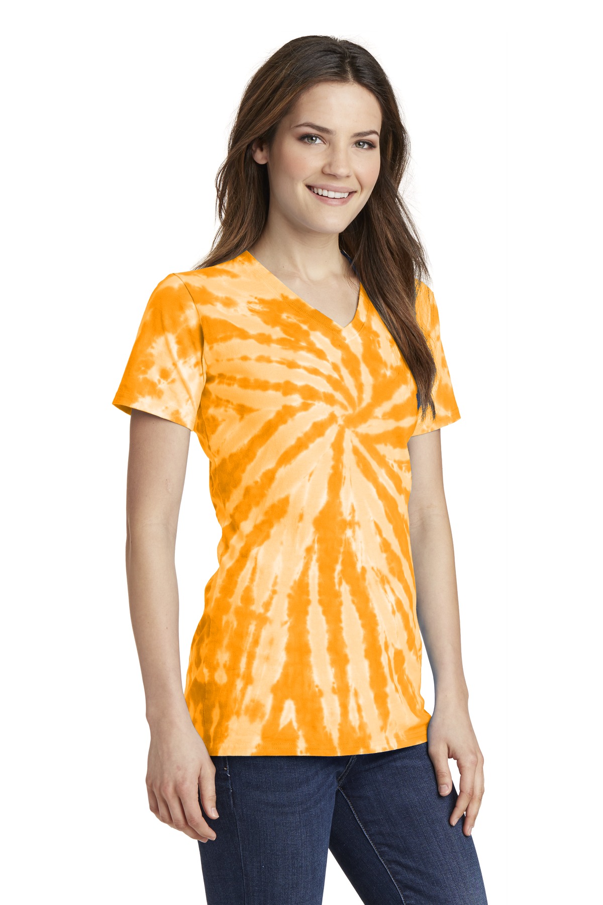 Women's Tie-Dye V-Neck Tee