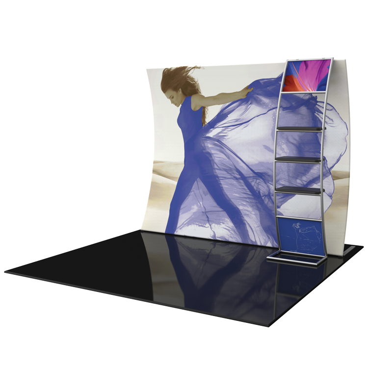 Formulate Master 10ft VC10 Vertical Curved Backwall