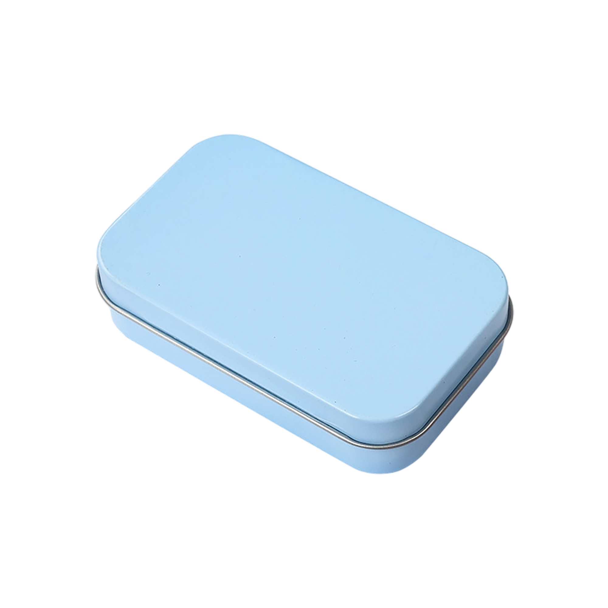 Tinplate Rectangular Hinged Storage Box With Lid 6