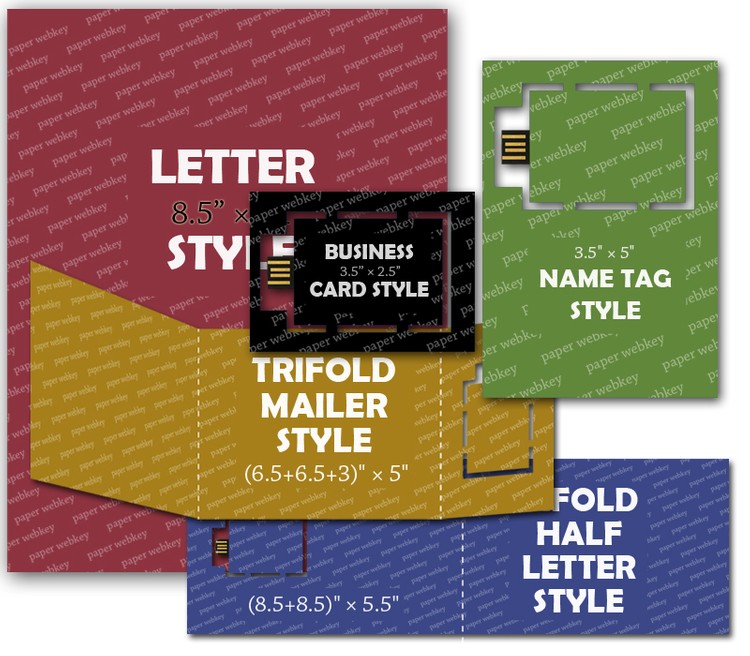 Custom Size Paper Webkey 2