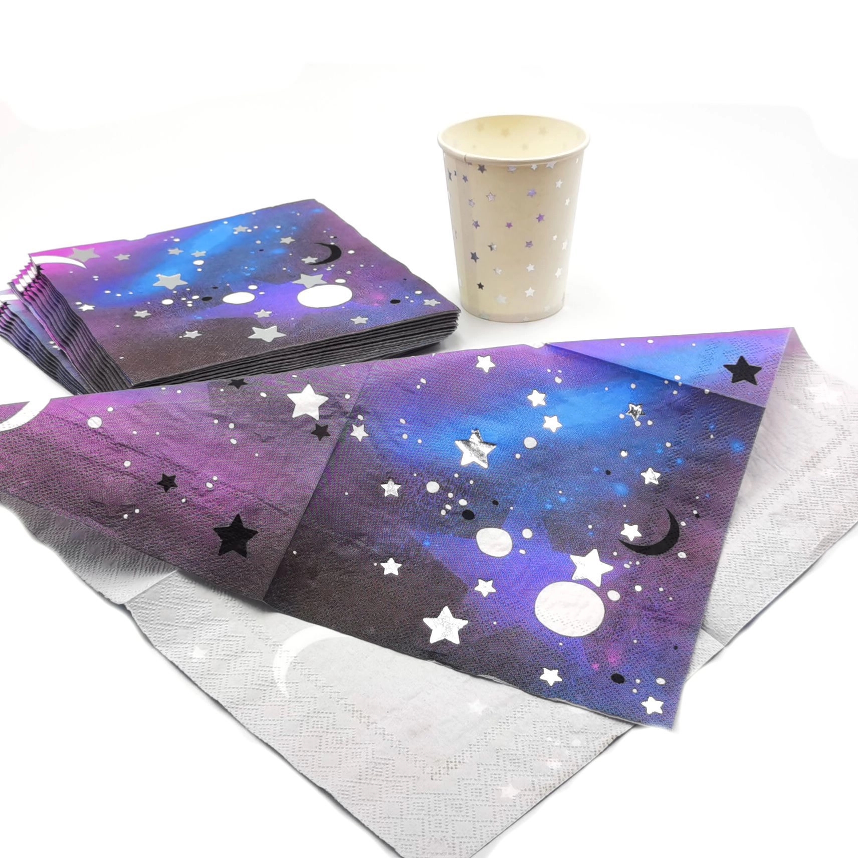 Custom Starry Night Luncheon Napkins 6