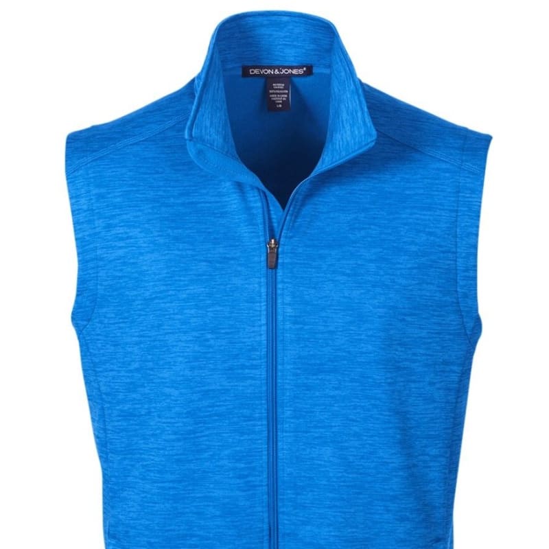 Devon & Jones Men's Newbury Mélange Fleece Vest 18