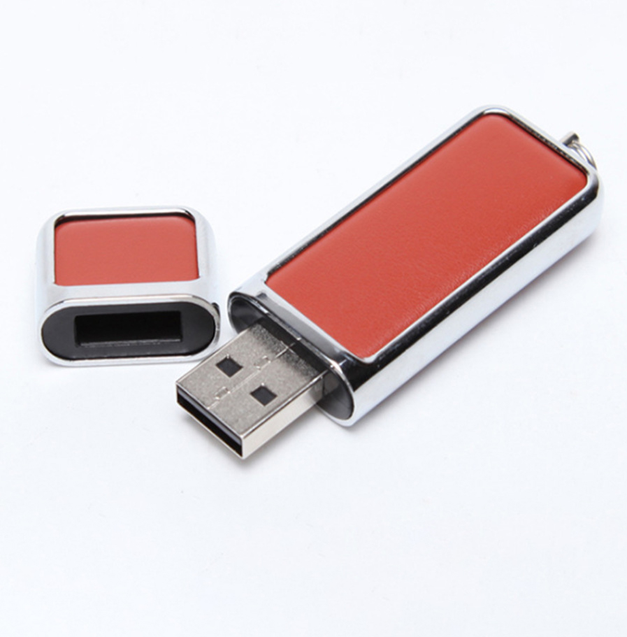Waterproof USB Flash Drive with Leather Cover 7