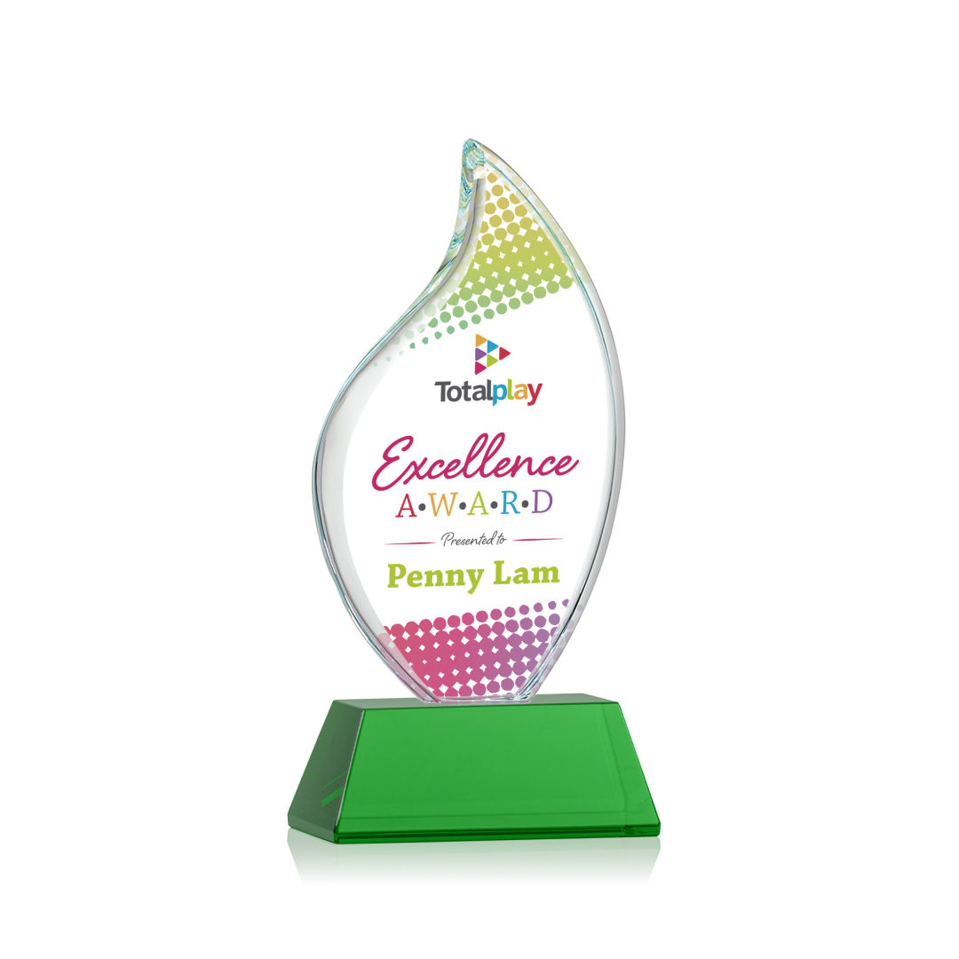 Odessy Flame Vividprint™ Award on Newhaven - Green 9