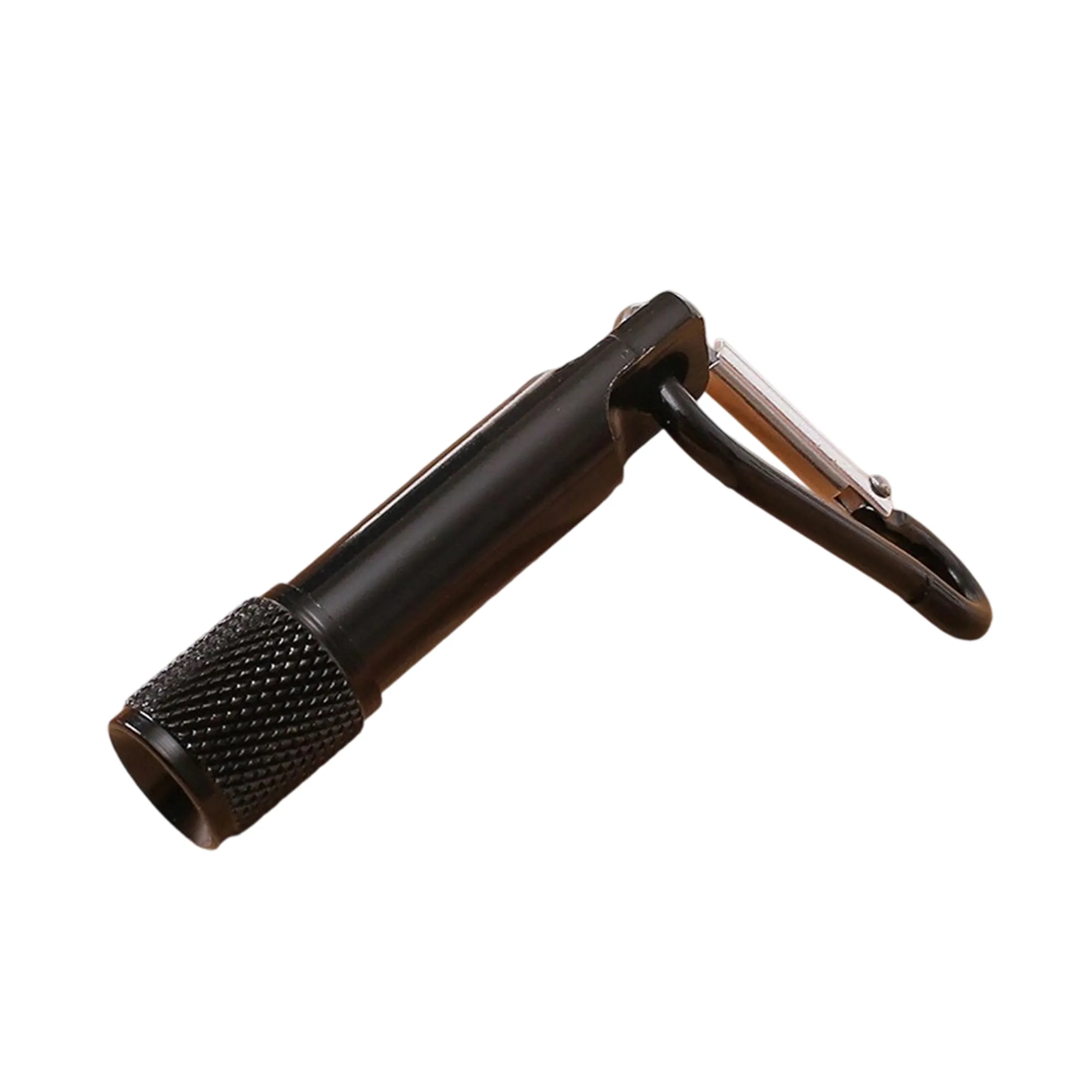 Aluminum Alloy Mini Flashlight with Carabiner Hook 2