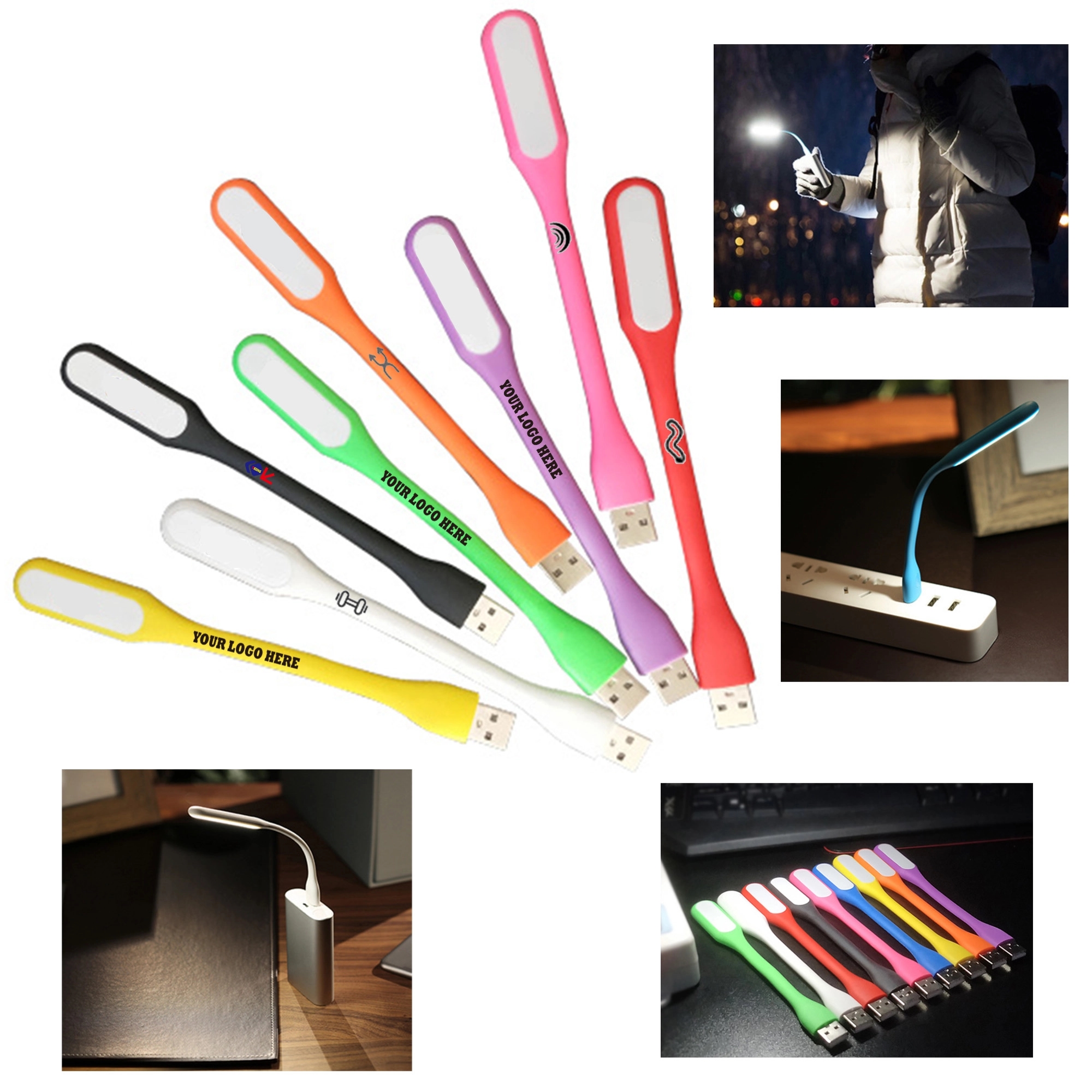 Mini USB Portable Flexible Light Lamp 4
