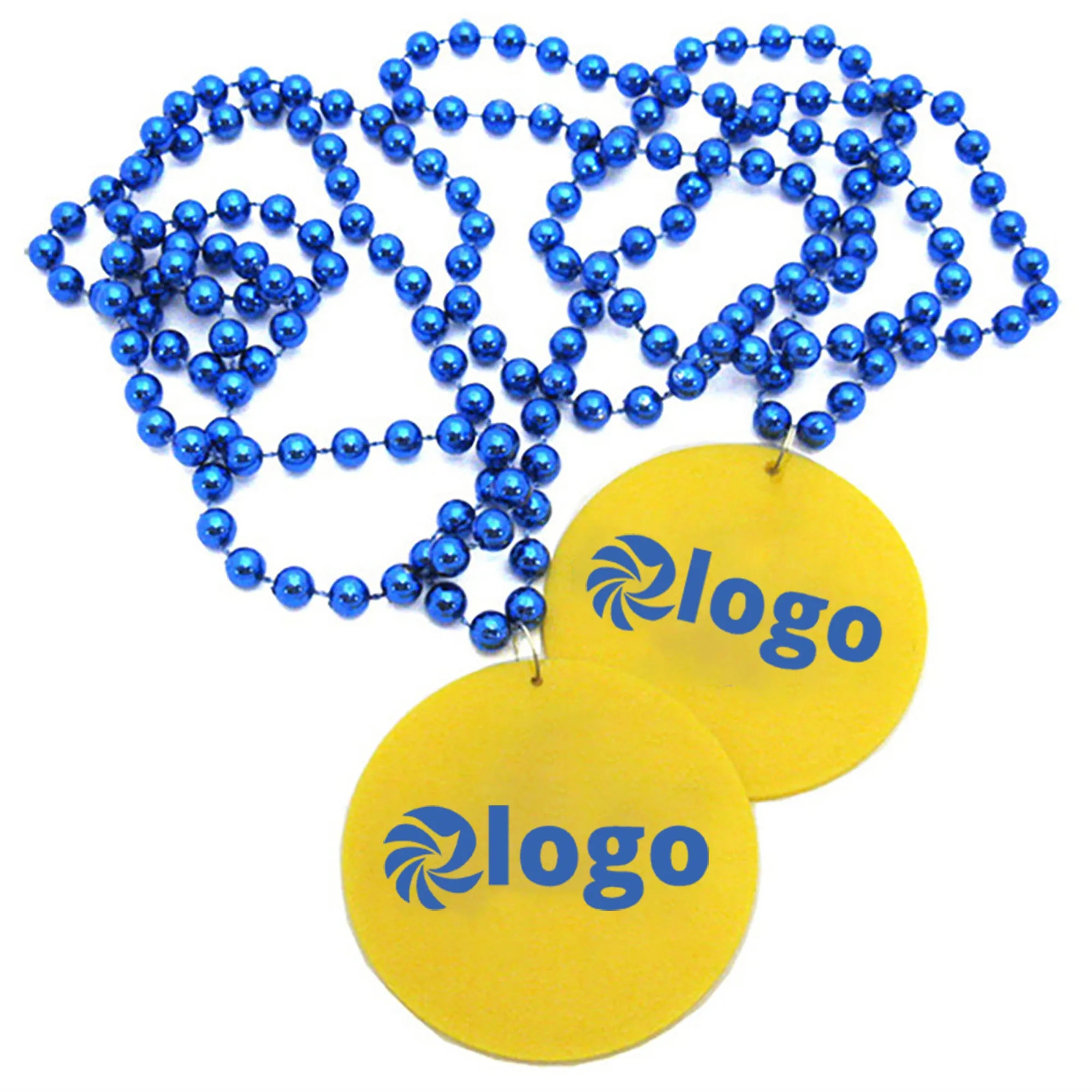 Circle Plastic Medallion Badges 4