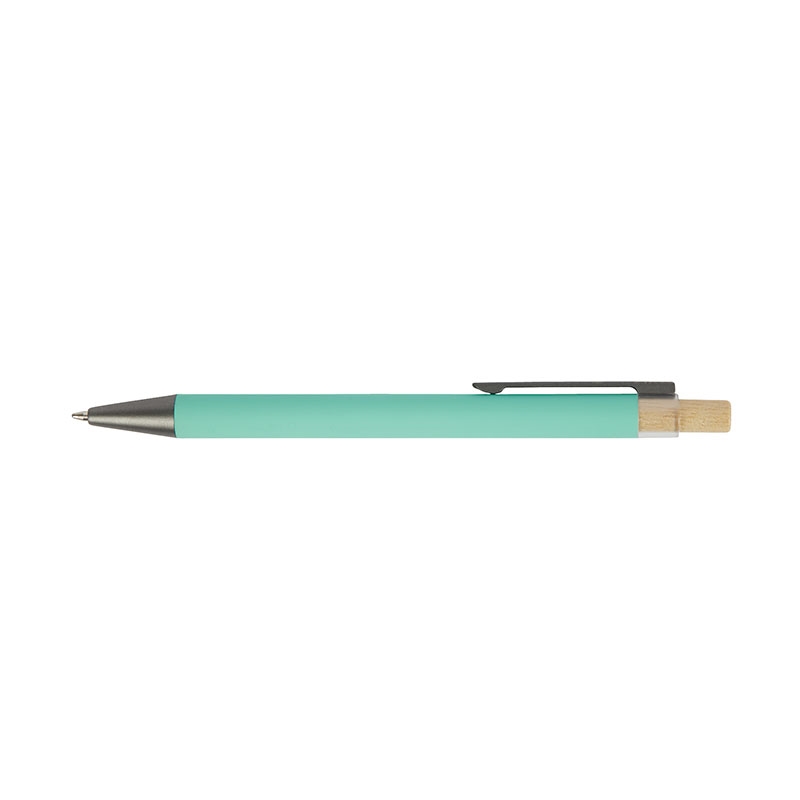 Arundi Recycled Aluminum Pen With Bamboo Plunger 63