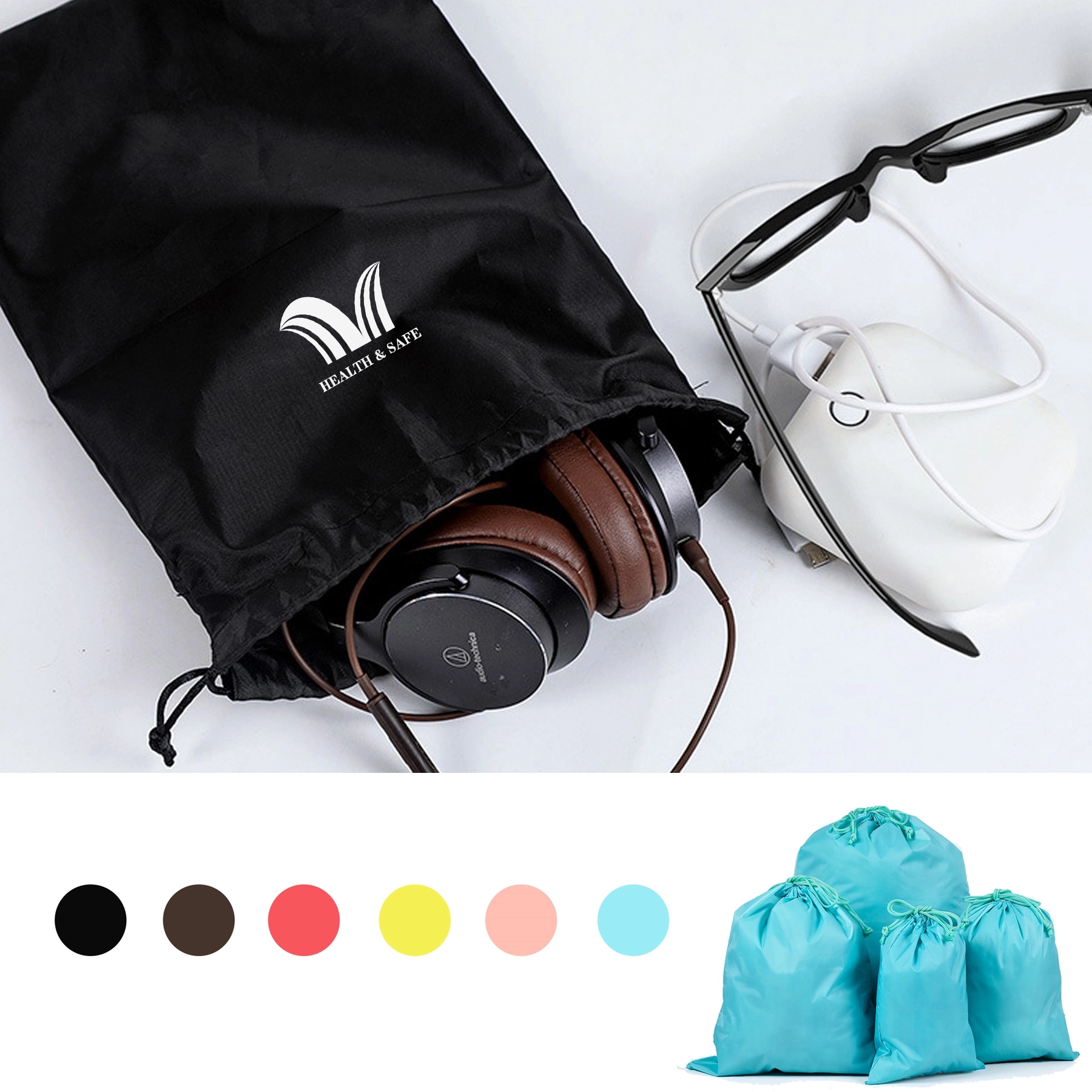 Waterproof Drawstring Storage Packing Bag for Outdoor Travel 3