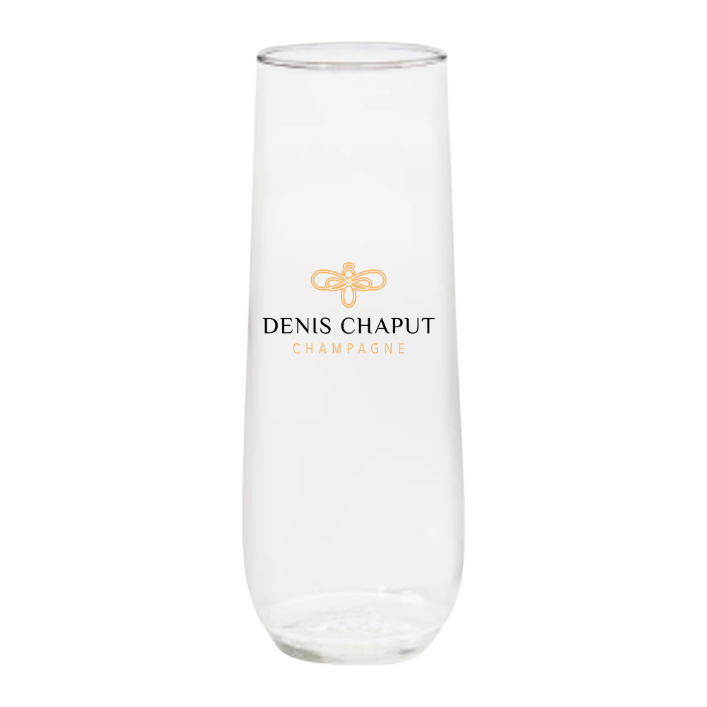 9oz Plastic Stemless Champagne Flute 4
