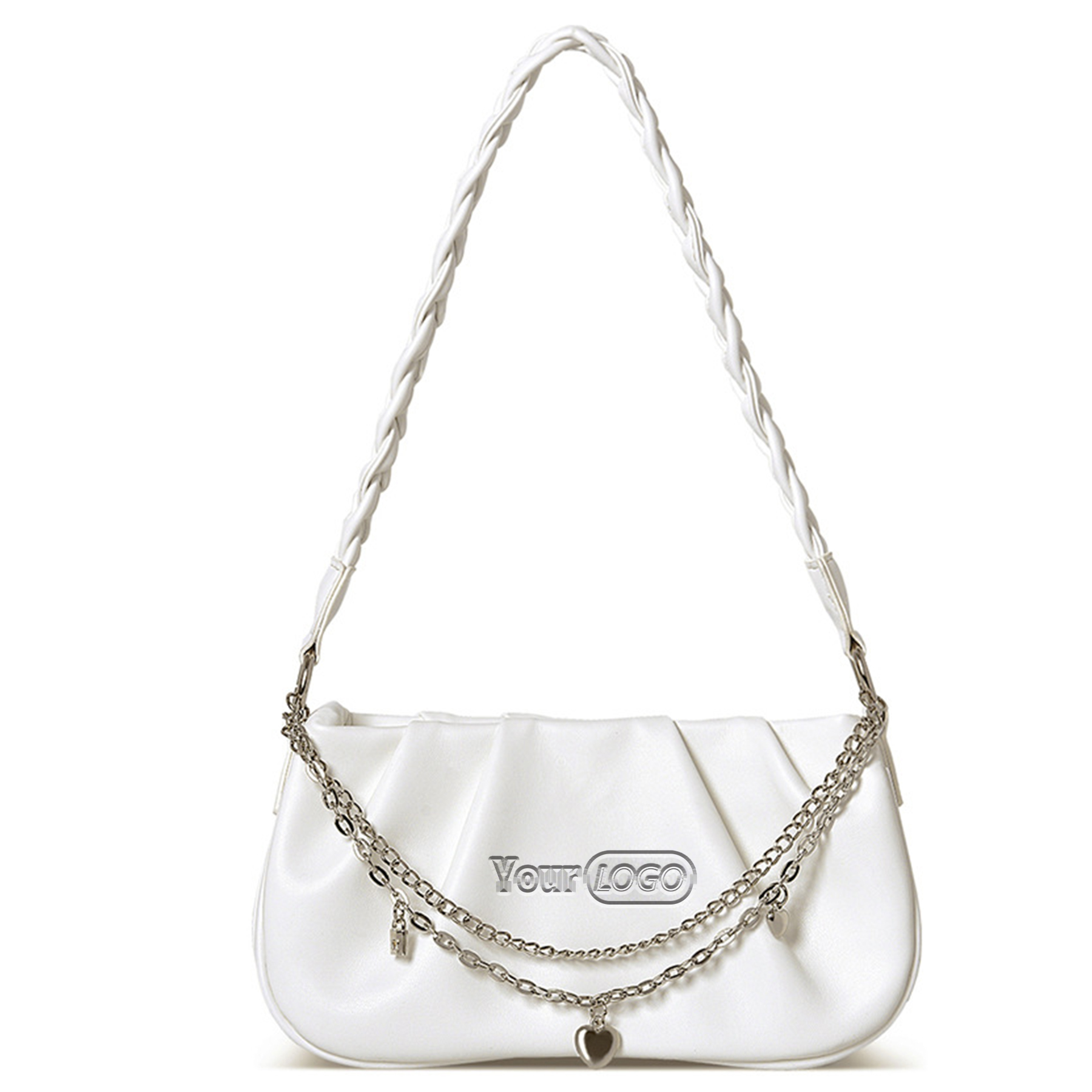 Women Soft PU Leather Underarm Bag 2