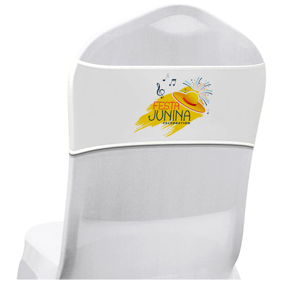 Sublimated Chair Band with Hook-And-Loop Closure