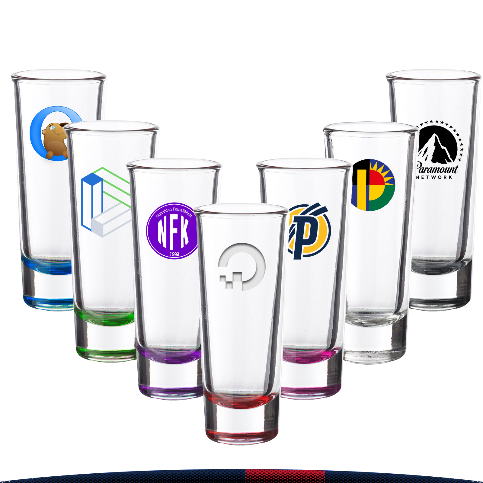 2 oz. Double Water Glasses 2