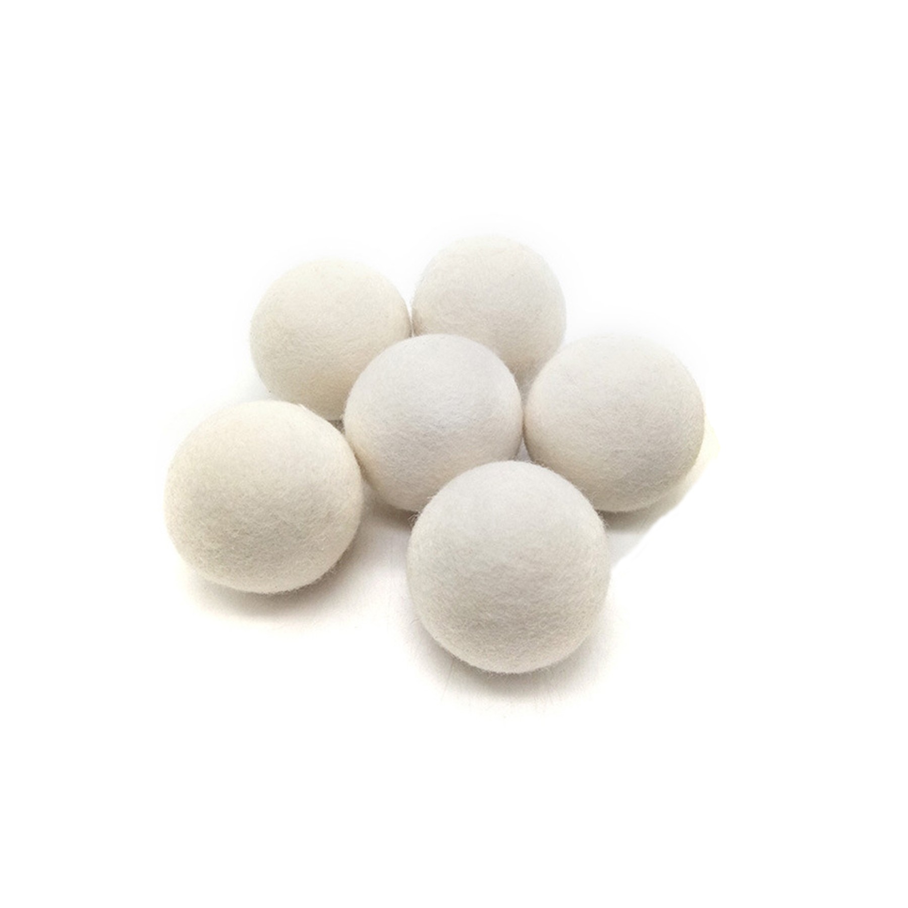 6 Pieces Wool Dryer Balls And Bag Set 2