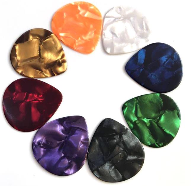 Abs Premium Lightweight Celluloid Guitar Picks In Assorted Colors 5