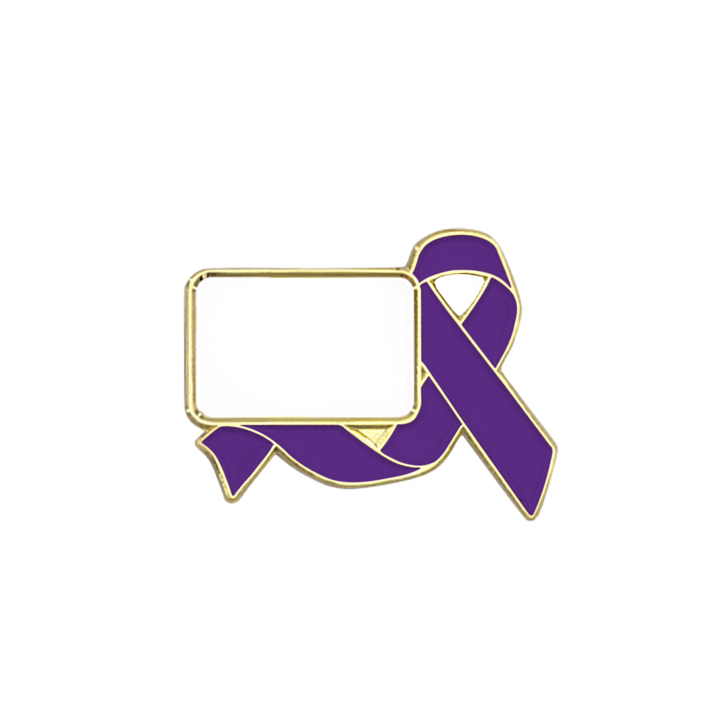 Awareness Ribbon Lapel Pins w/ Custom Logo 24