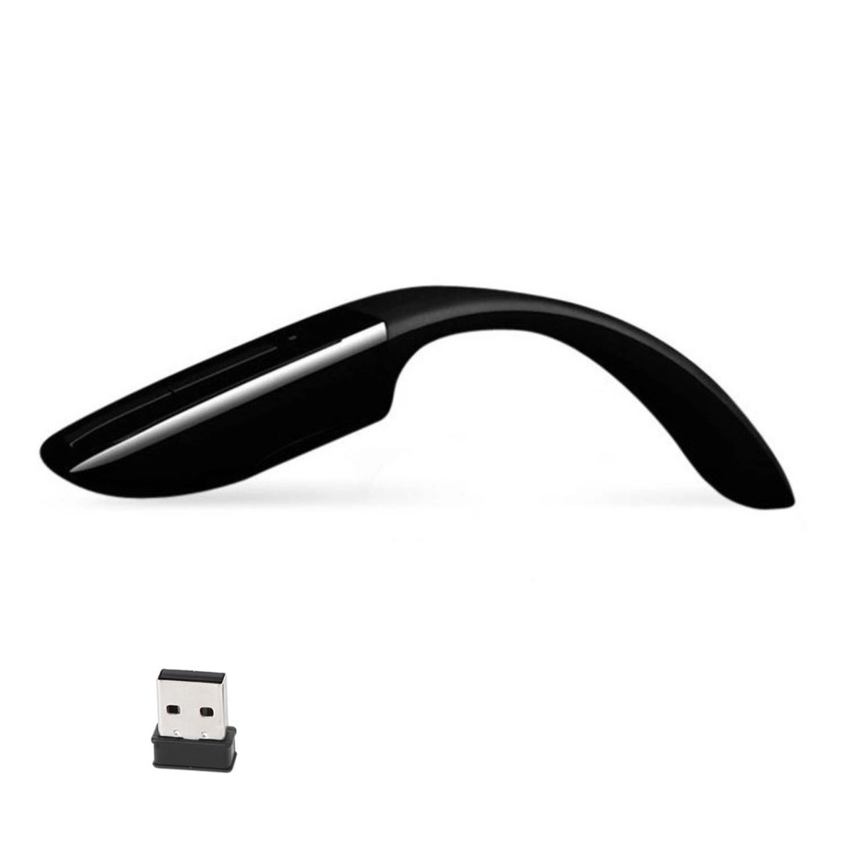 Wireless Foldable Mouse With USB 3
