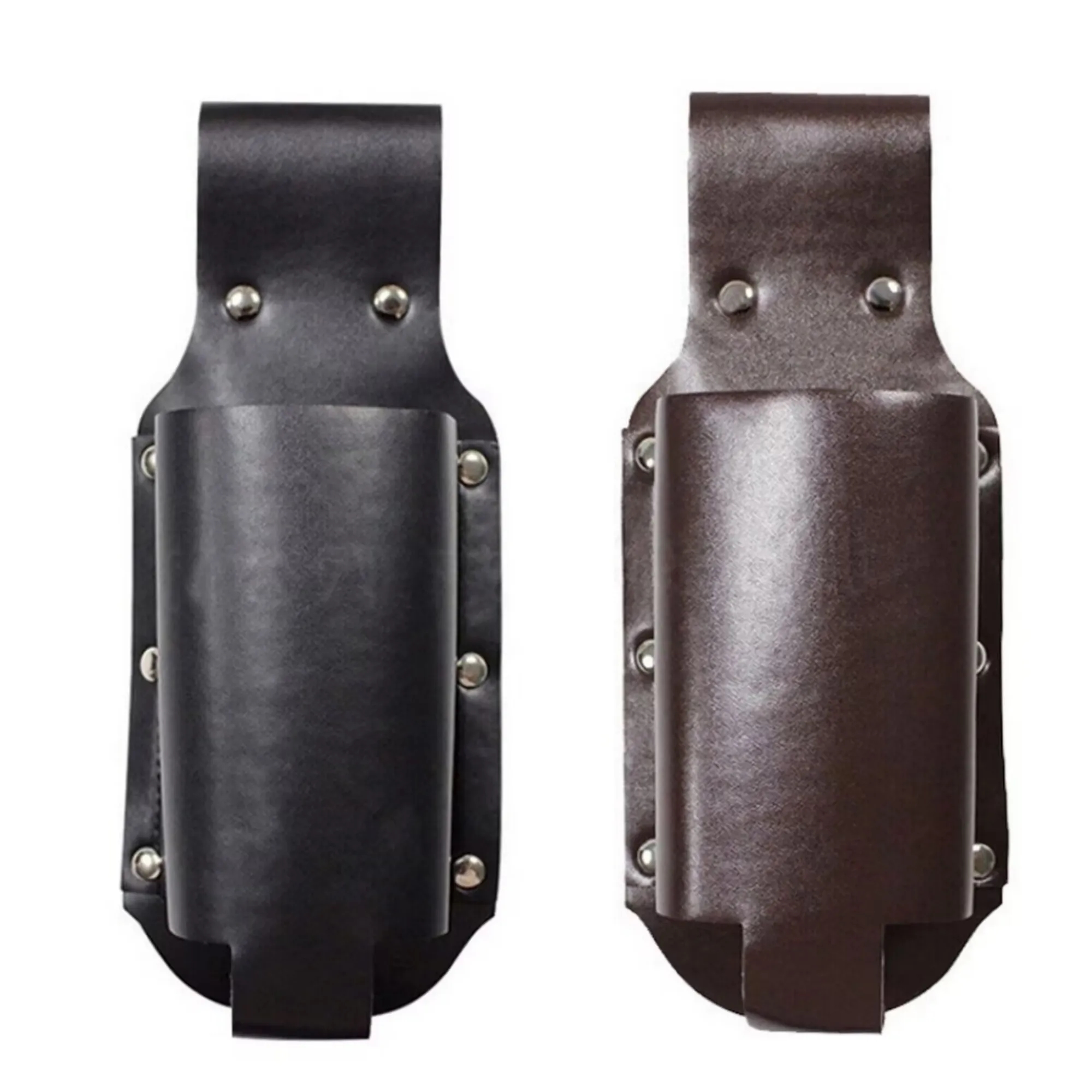 Leather Bottle Holster Beer Can Holder With Belt Clip 3