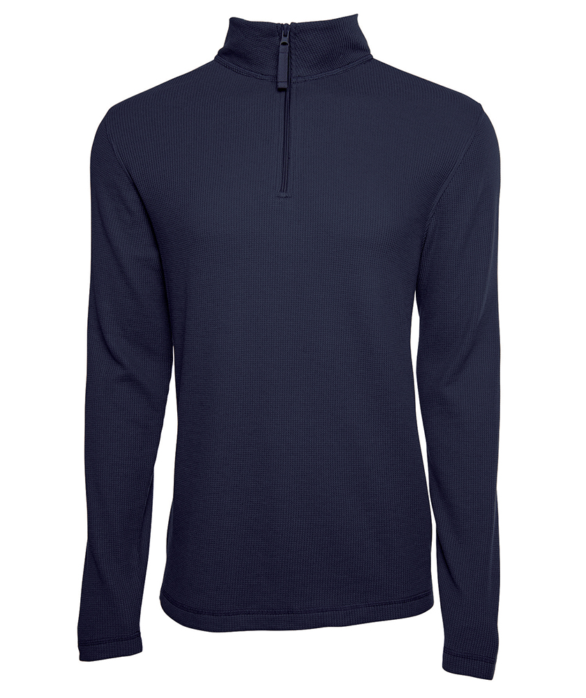 Men's Lightweight Waffle Quarter Zip Pullover 4