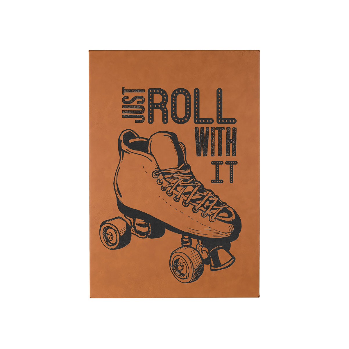 12" x 18" Rawhide Leatherette Wall Decor