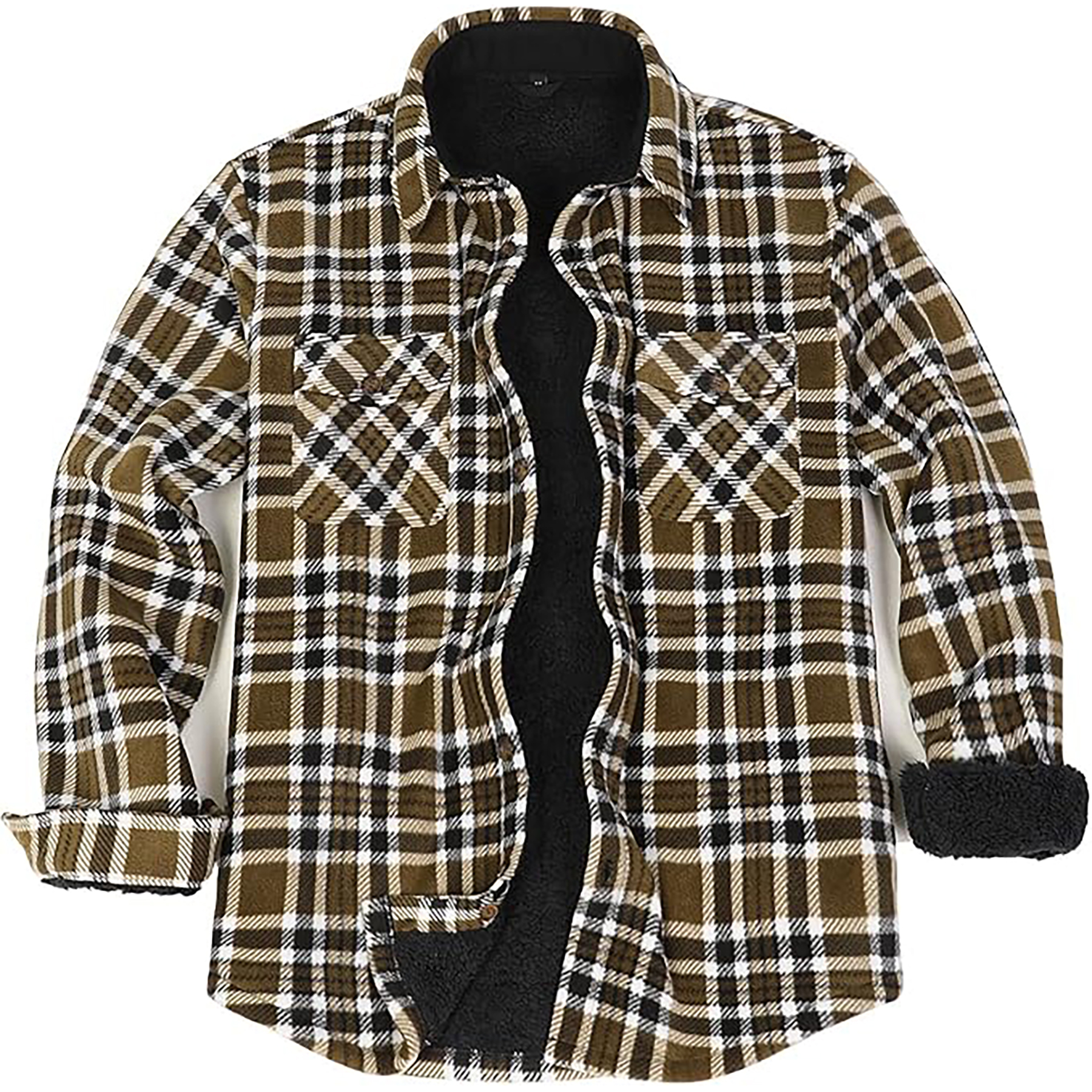 Men's Flannel Shirt Jacket 23