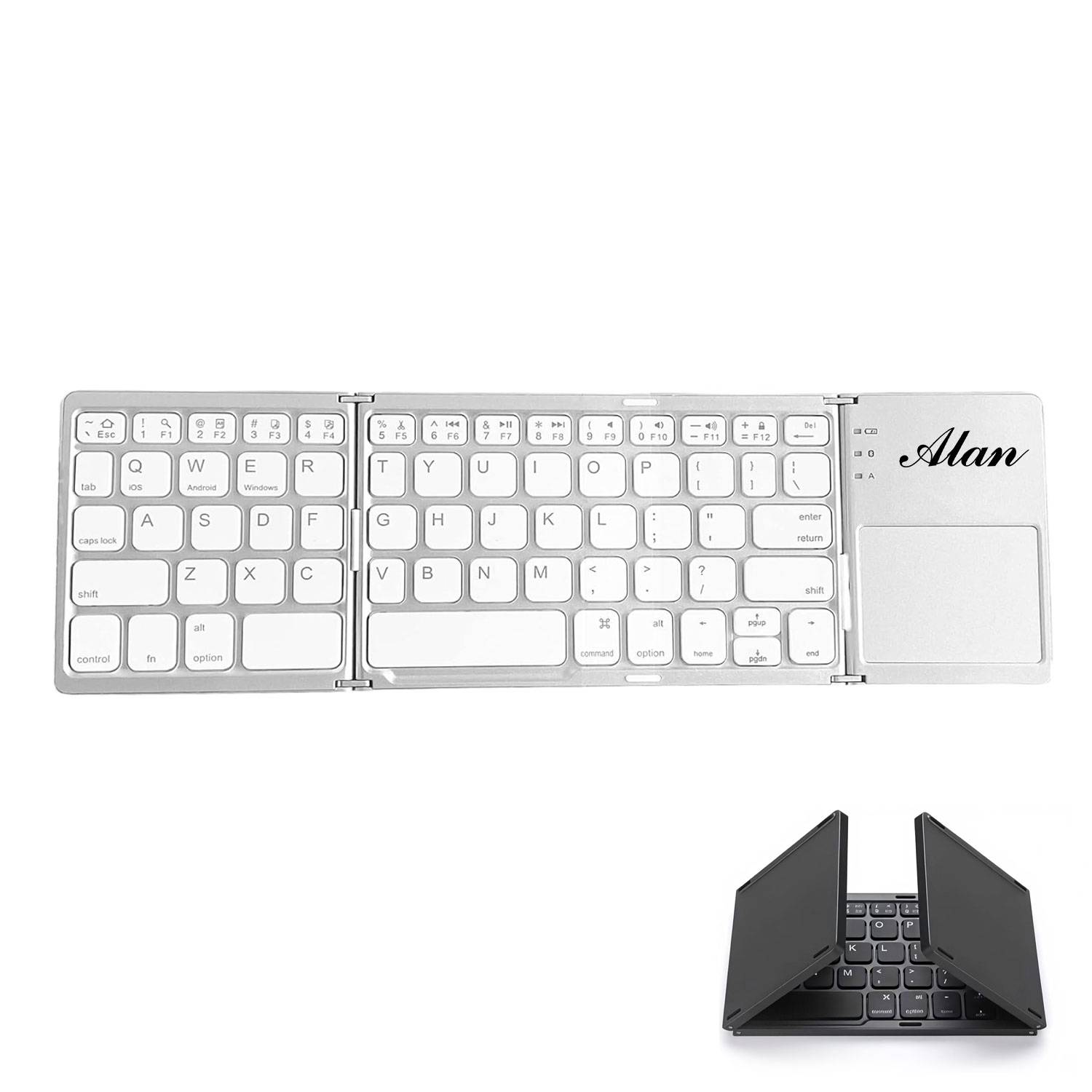 Folding Wireless and useful Keyboard w/ Touchpad 2