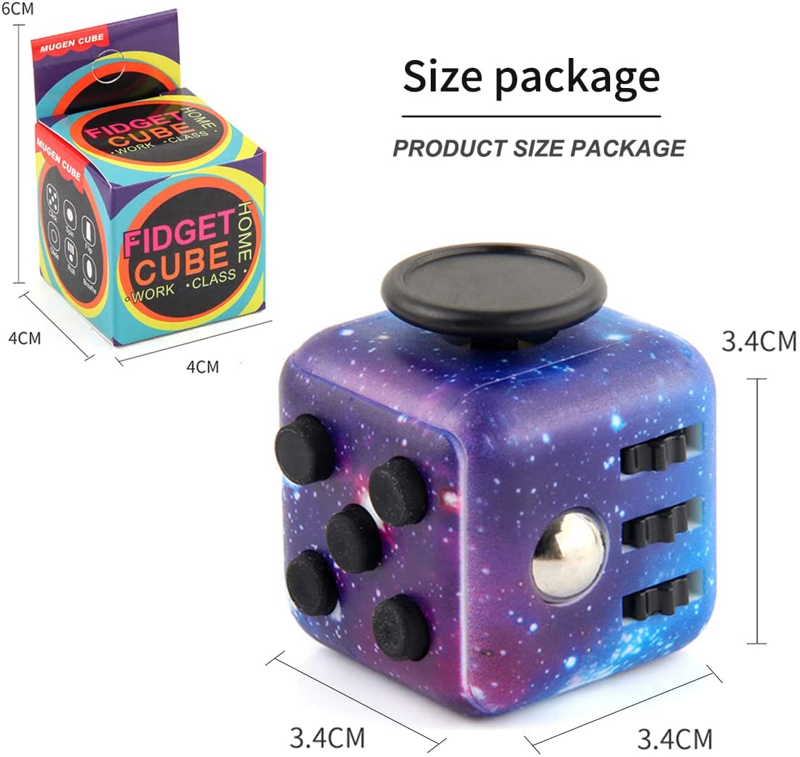 Geiruiou 6 Sides Hexagon Fidget Toys Cube 8