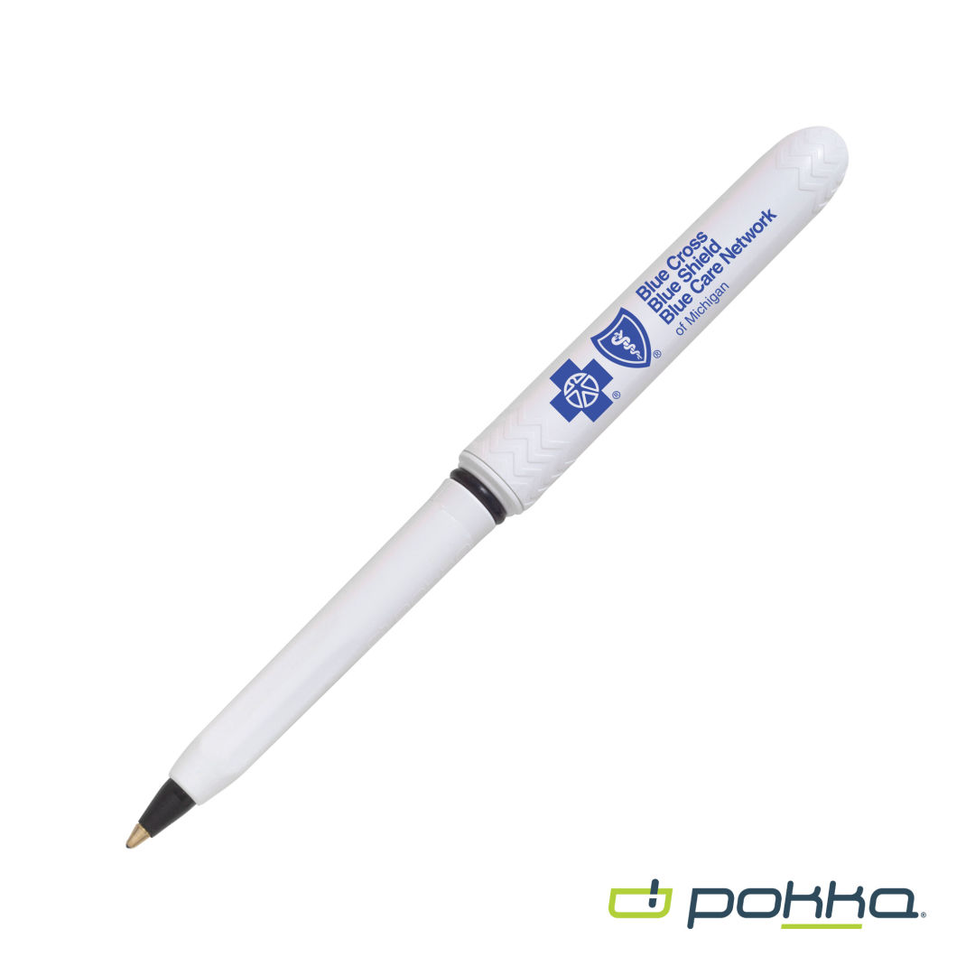 Pokka® Pocket Pen w/Dock & Gold Keyring 6