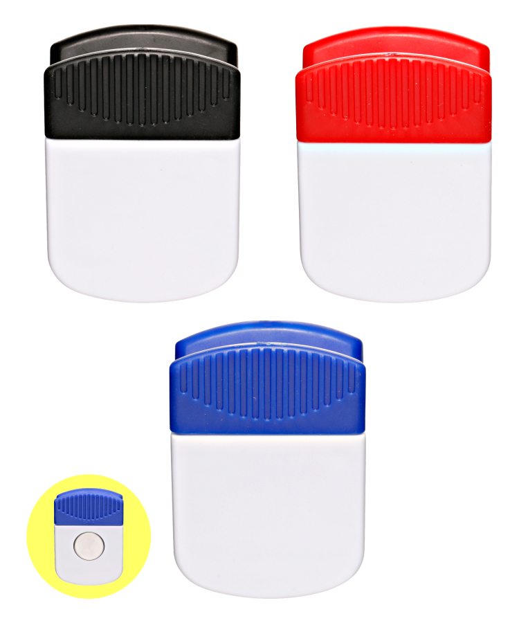 Wide Square Shaped Memo Clip w/ Magnetic Back 2