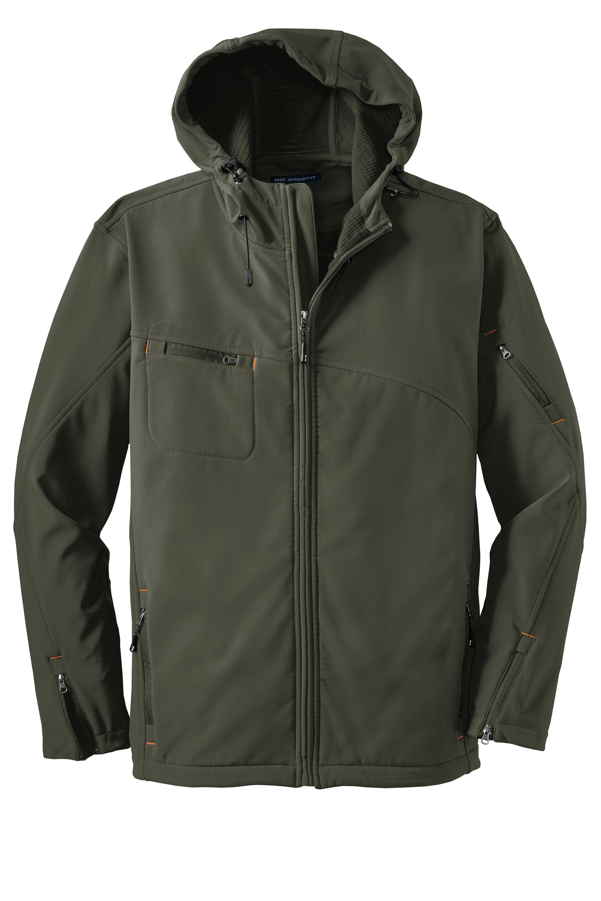 Port Authority Textured Hooded Soft Shell Jacket. J706 33