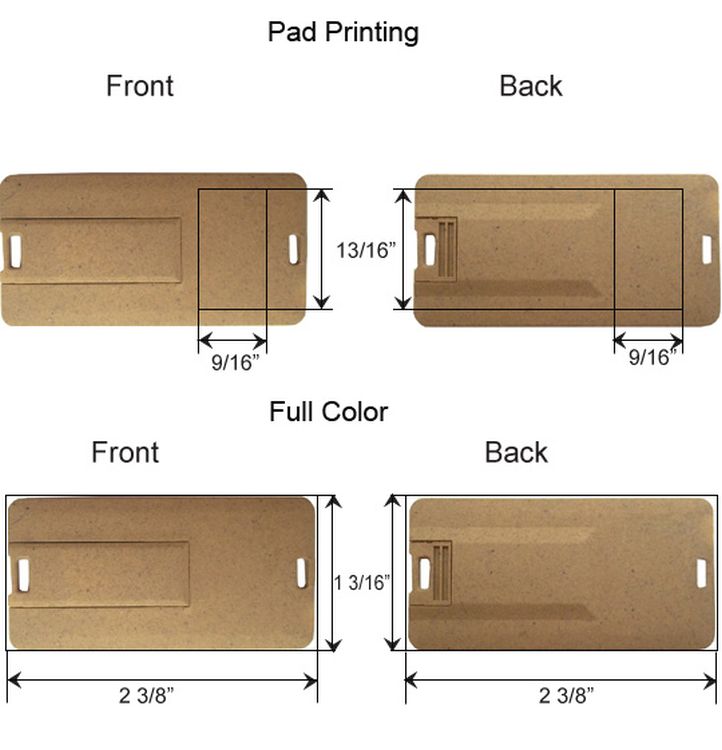 128GB -Eco Friendly Plastic Card USB Drive 2