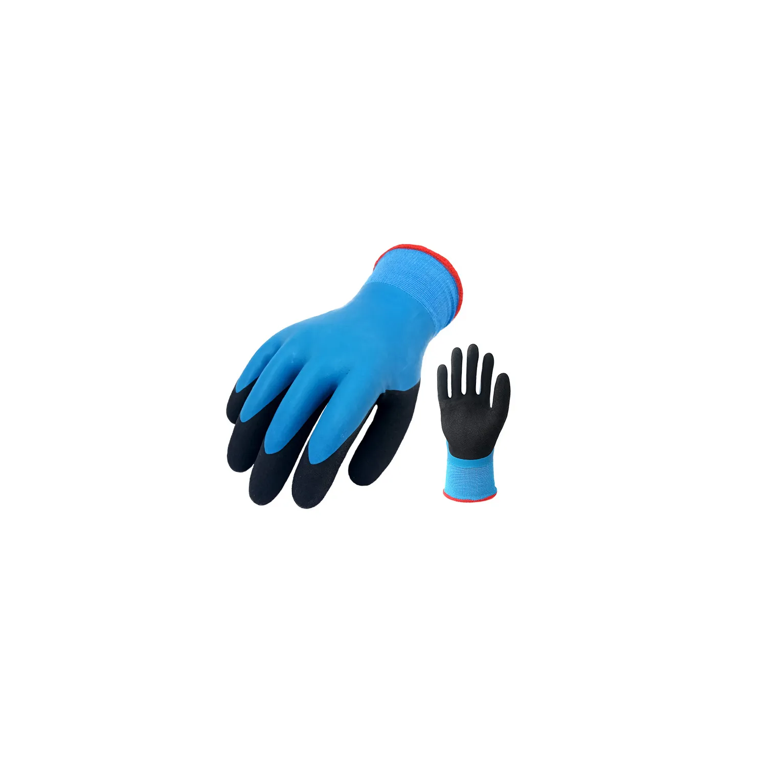 Winter Work Gloves Thermal Liner Grip Coating Warm 2