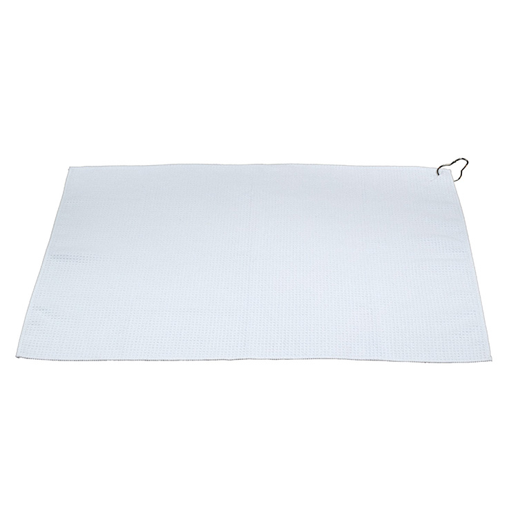 "The Eagle" Full-Color Waffle Weave Golf Towel w/Hook 16