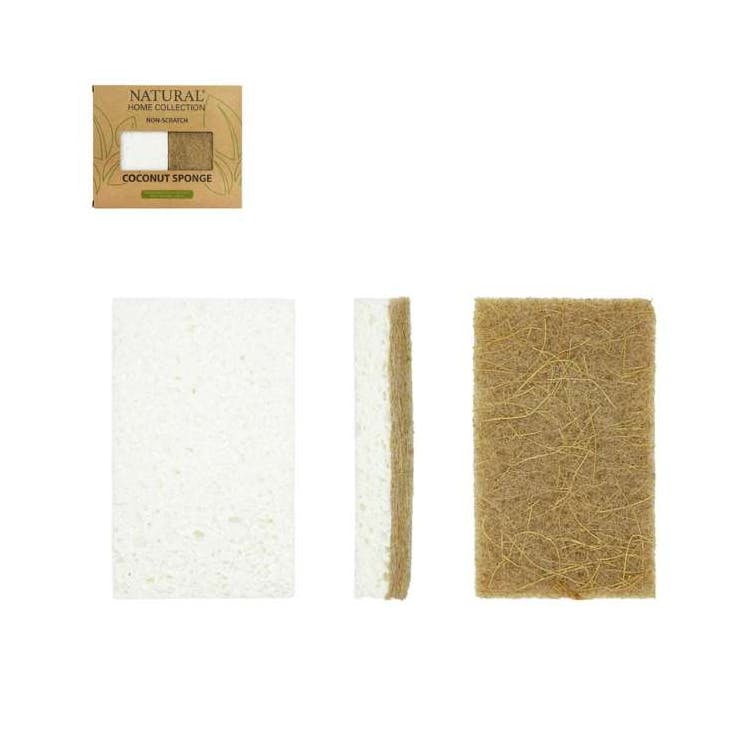 Non-Scratch Cleaning Sponge Scrubbers 2ct 1
