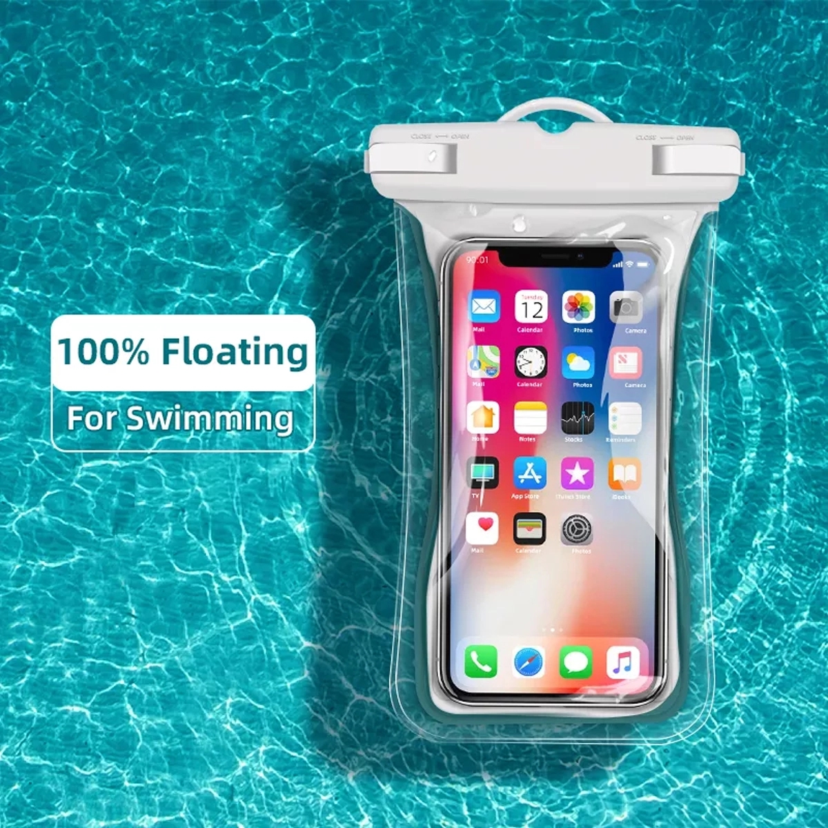 Floating Waterproof Phone Pouch With Lanyard 3