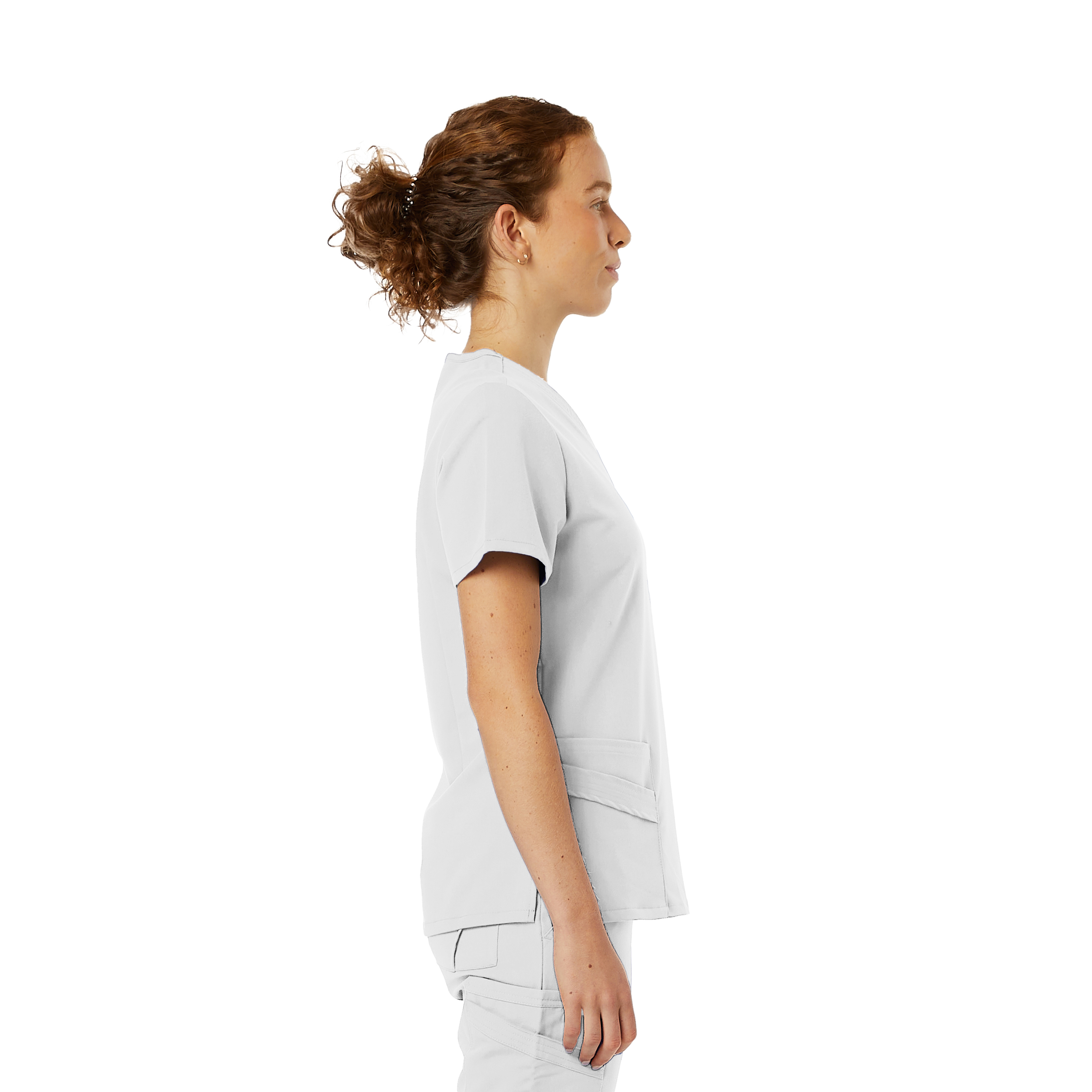 Womens WYND Multi-Pocket Scrub Top 4