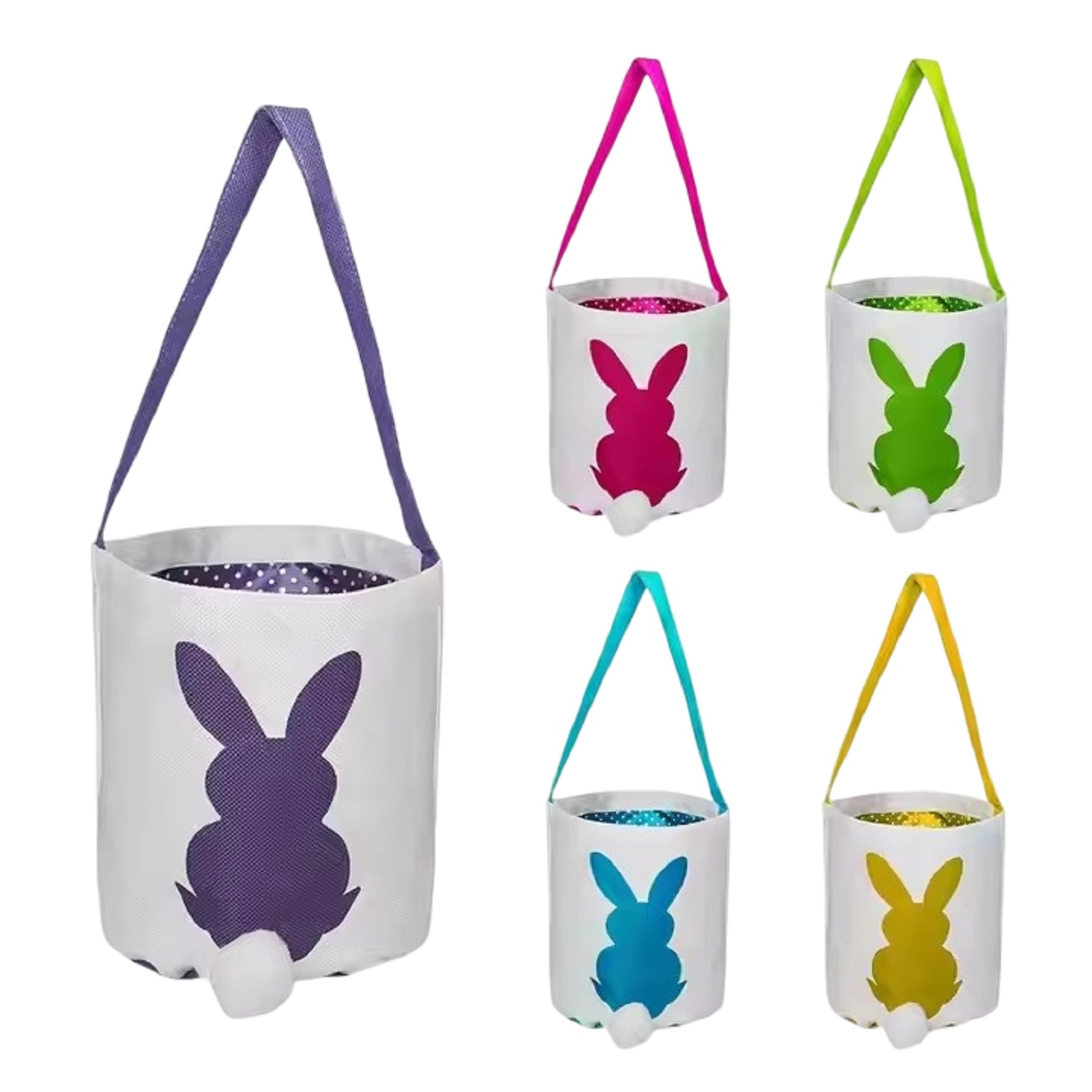 Easter Eggs Bunny Rabbit Tote Bag, custom tote bag with logo imprint 14
