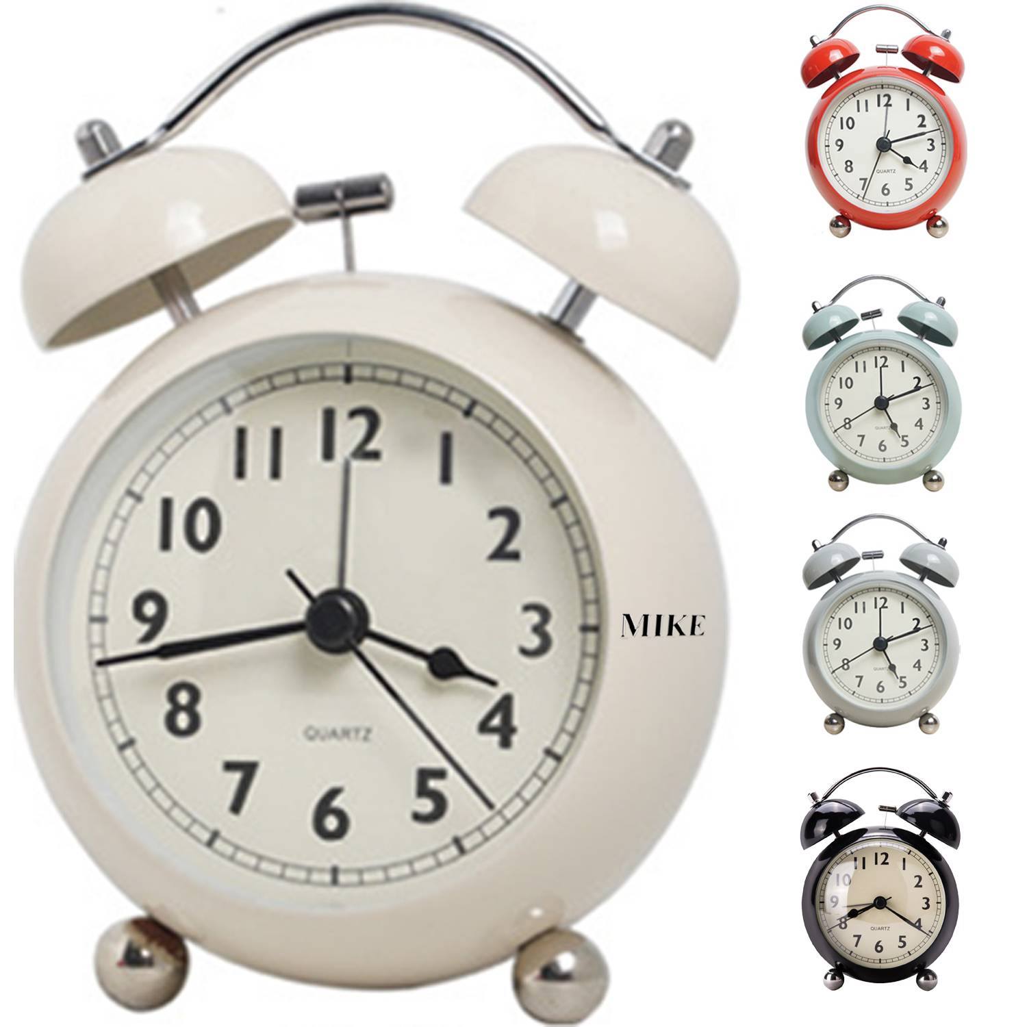 Twin Bell Metal Alarm Clock 2