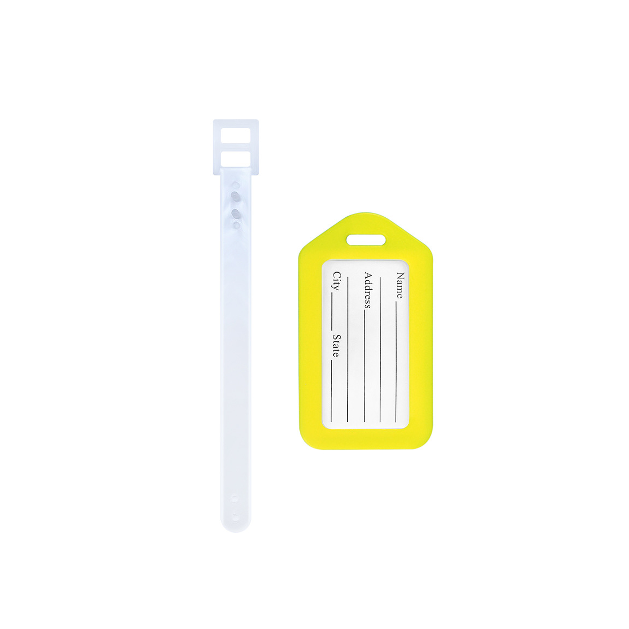 Plastic Luggage Tag With Card 9
